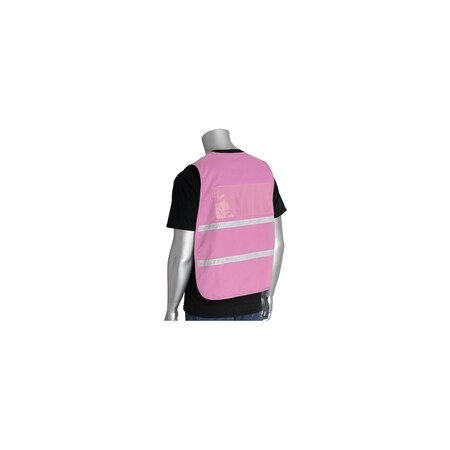 Pip NON-ANSI IC VEST, PINKPOLYESTER, H&L CLOSURE, 1IN., PK 50 300-1516/2X-3X